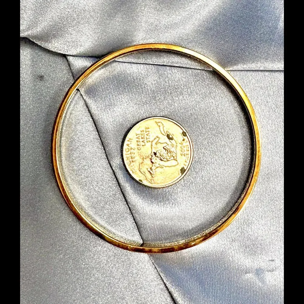 Kate Spade Gold Tone Bangle "Heart of Gold" - Picture 5 of 5